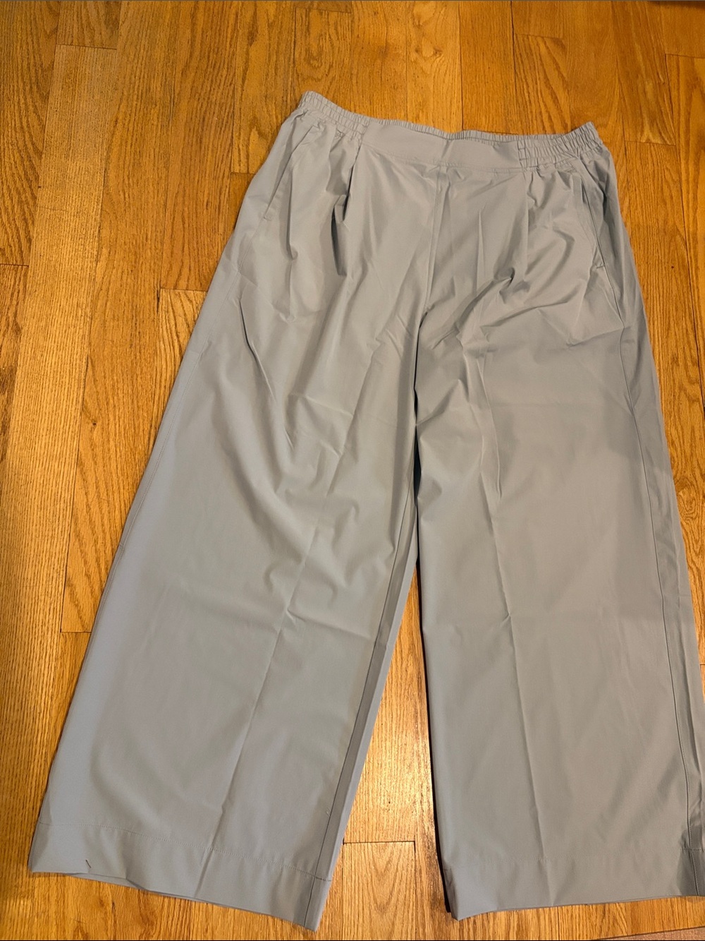 NWT HALARA Gray Wide Leg Lounge Pants - Picture 3 of 9